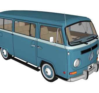 超精细汽车模型 大众 Combi WV